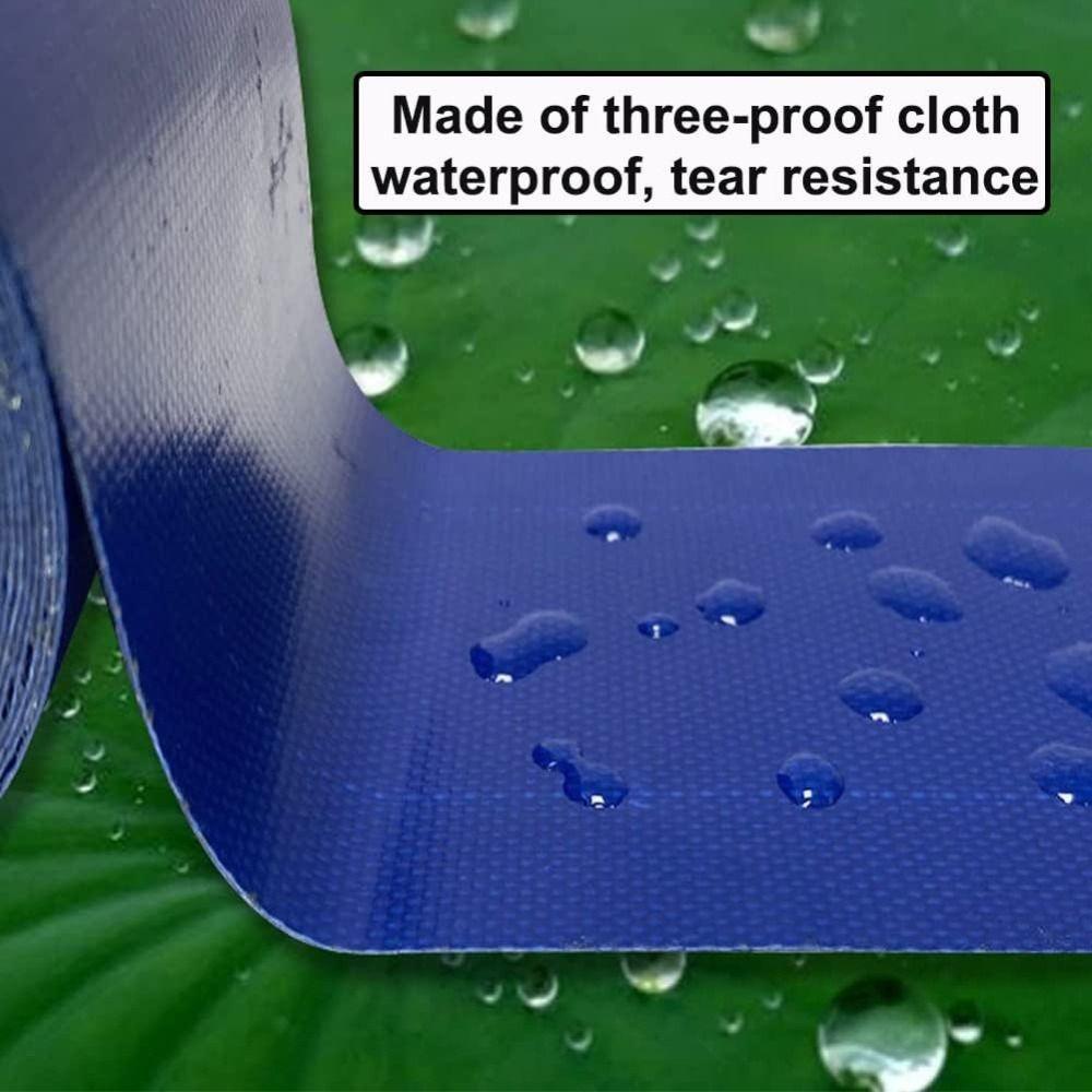 Tear Resistance Tarpaulin Repair Tape Strong Adhesion Awning Patch Rainproof Cloth Tape