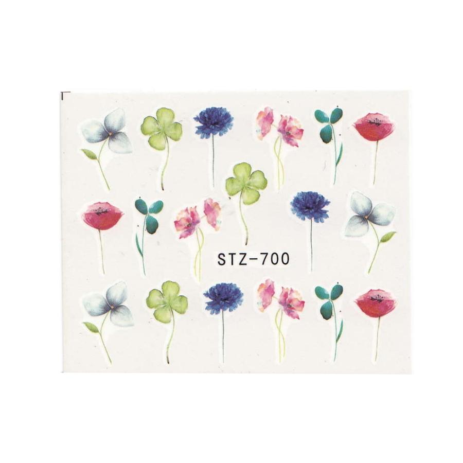 Nail Water Decals Transfer Flower Leaves Butterfly Nail Art Stickers Nail Art Manicure DIY