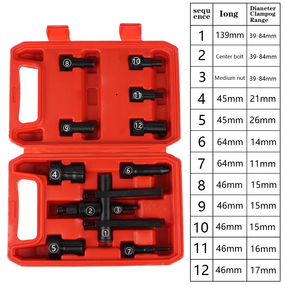 Remover Automotive Tools Motorcycle Bearing Disassembly Tools Aluminum Wheel Bearing Kit 10 Pcs/Set Seal Driver Installer
