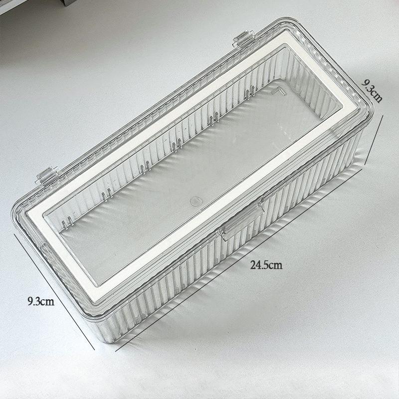 1-10Pcs Transparent Badge Acrylic Storage Box/Rack Dust Protection Storage Box Peripheral Badge Storage Collection Protection