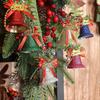 6 Stück Weihnachtsglocken für Weihnachtsbaumdekoration Splittersichere Glitzerglocken - GXCC