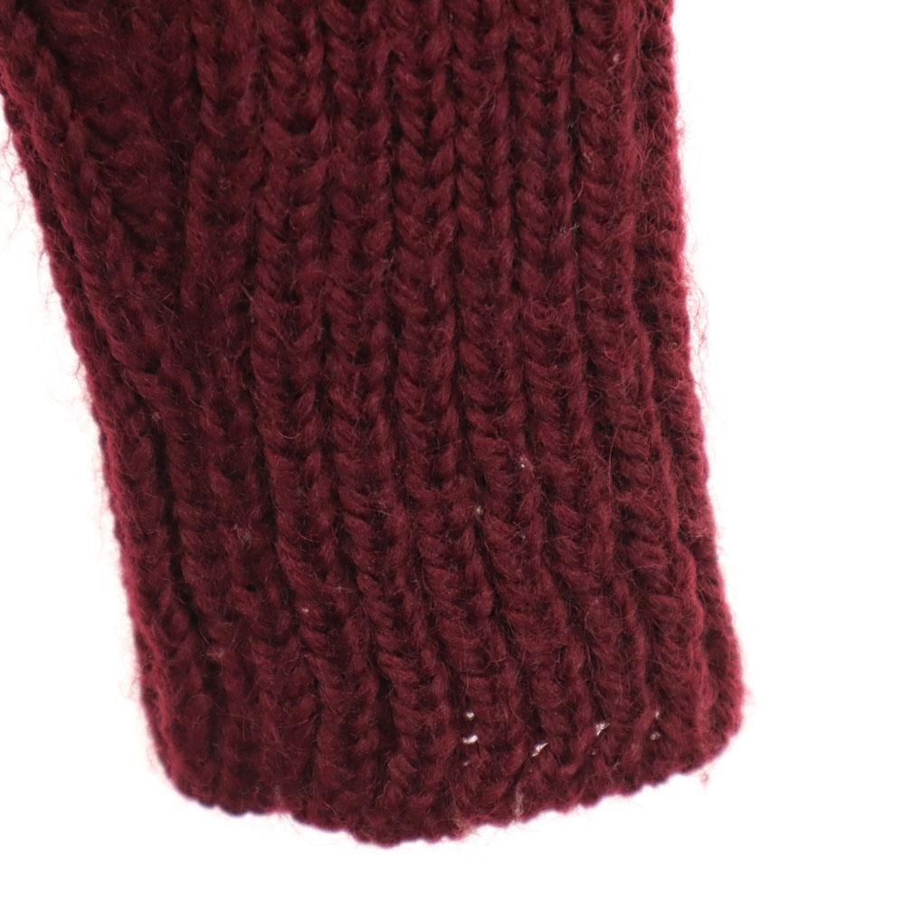 Y's made in Japan Long sleeve knit cardigan Bordeaux Youji Yamamoto Women Used