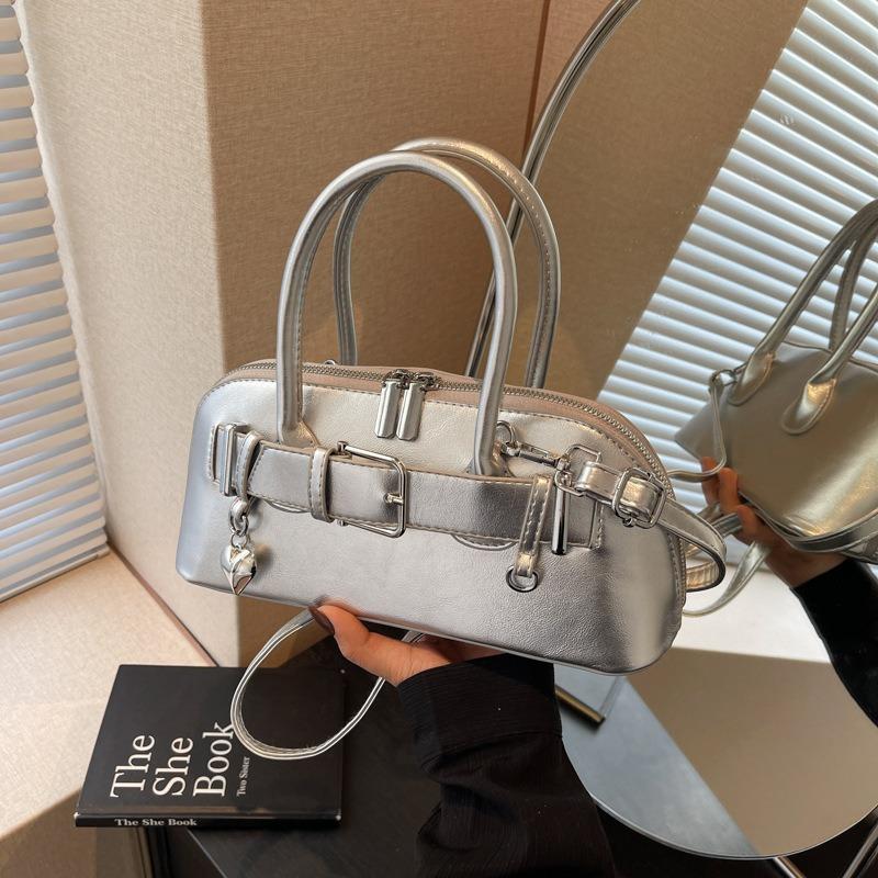 New niche design belt buckle shell bag handbag shoulder messenger bag women