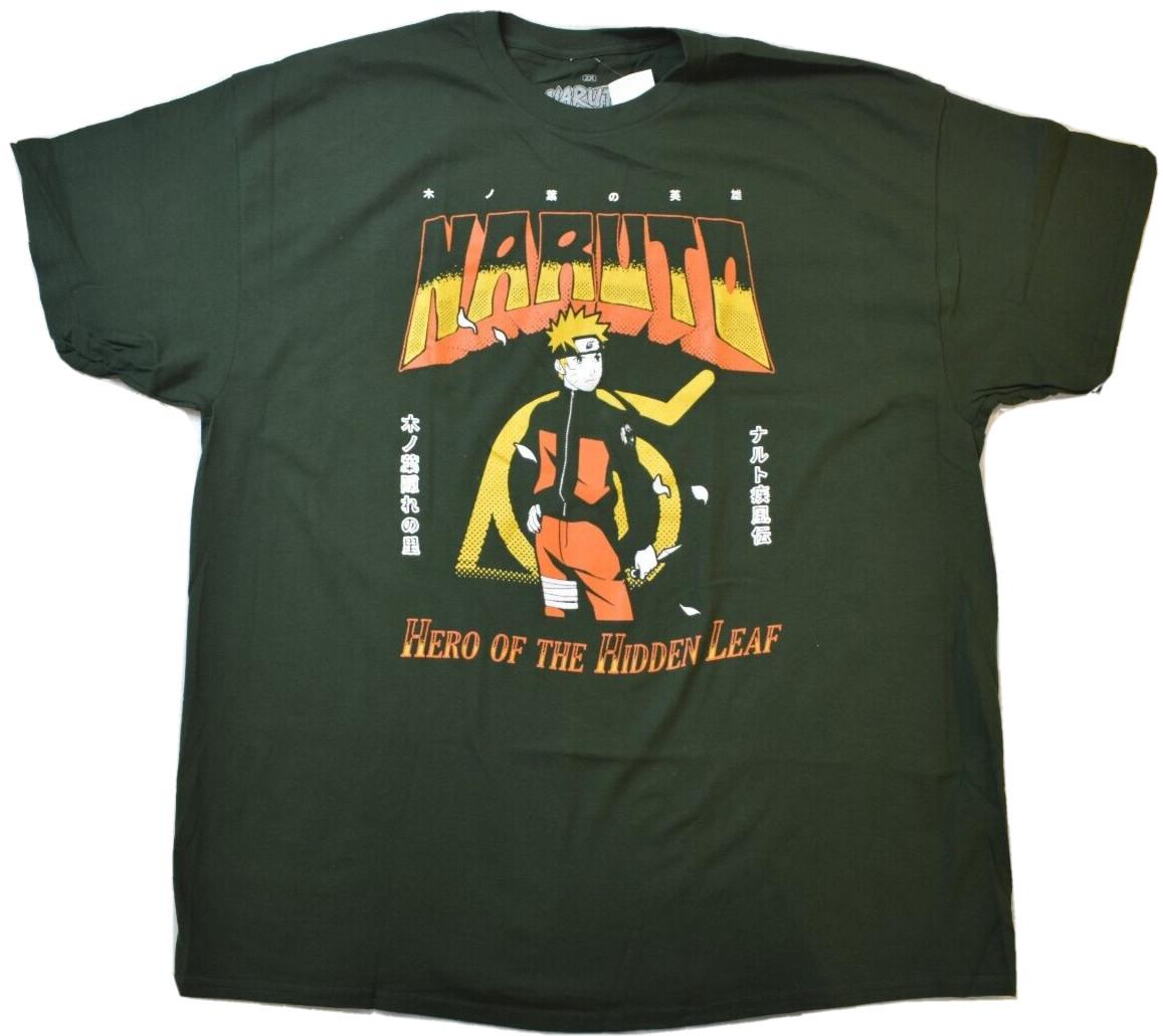 Ripple Junction Naruto Shippuden Mens Hero Of The Hidden Leaf Shirt New 2XL XL