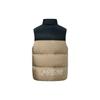 Li-Ning Color Block Stand Collar Down Vest Unisex Vests Tea-Brown AMRT047-4