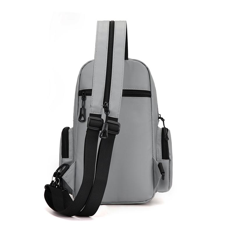 Men's Backpack and Chest Bag 2 In 1 Fashion Small Black Shoulder School Bag for Man Designer Waterproof Sports Travel Bag