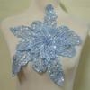 1Pcs Multi Layered Organza Three-Dimensional Flower Crystal Studded Pearl Patches Applique Dress Decoration Accessories