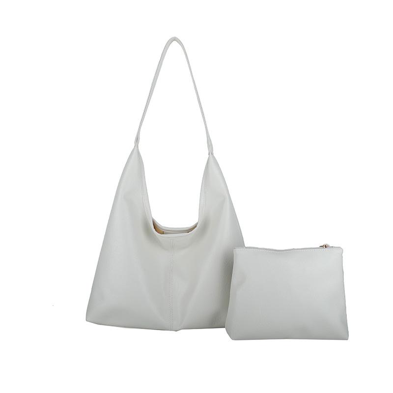 Leisure Large Capacity 2025 Autumn New Armpit Shoulder Bag Lazy Style Simple Fashion Commuter Tote Bag