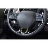 Silver Steel Steering Wheel U-Type Cover Trim For Mitsubishi Eclipse Cross 18-23