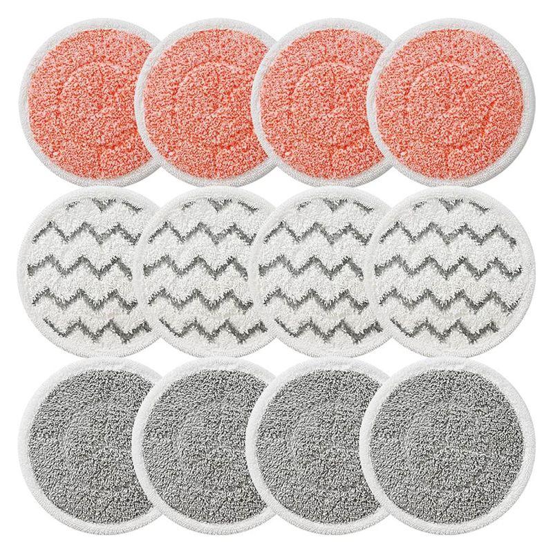 

Rotating Mop Replacement Pads For Bissell Spin-Wave 3897A Smartsteam Scrubbing Steam Mop,Spinwave Mop Pads 12Pack-B61B
