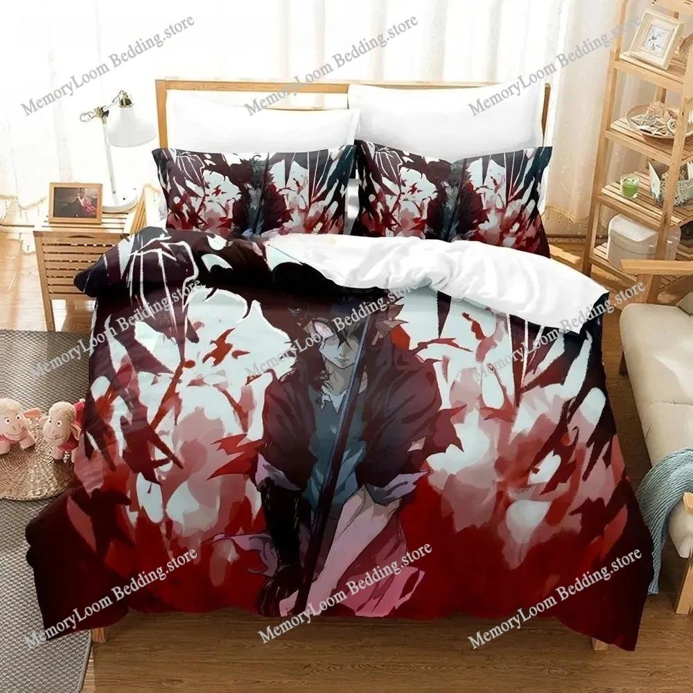 New Black Clover Bedding Set Single Twin Full Queen King Size Bed Set Adult Boys Bedroom Duvetcover Sets 3D Anime Bed Sheet Set