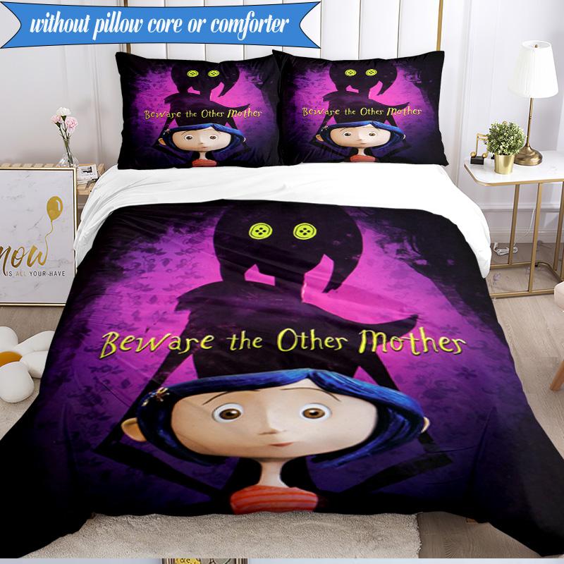 Fantasy In horror mother 3pcs K-pop music group Bedding set,Ideal for Bedroom, Dormitory,Including Duvet Cover And 2pcs Pillowcases,Fan gifts