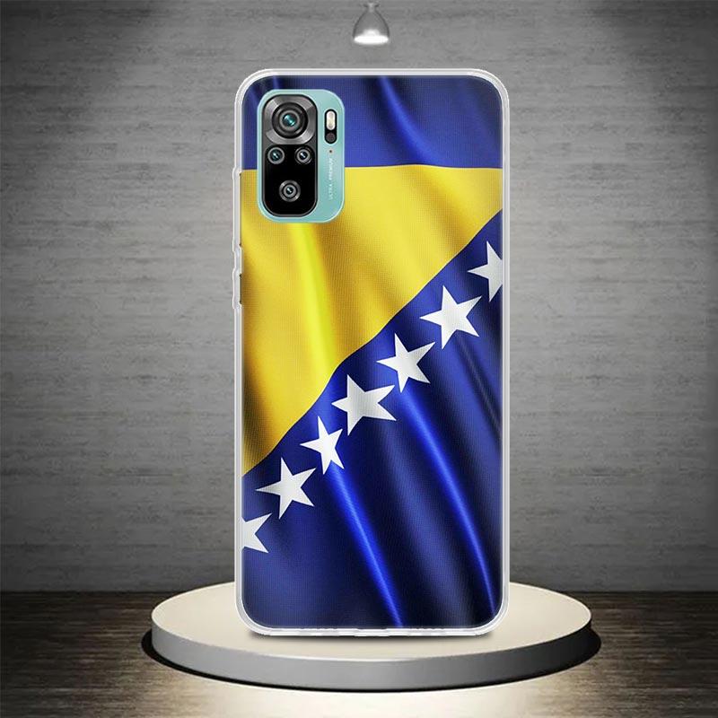 Bosnien und Herzegowina Flagge Handyhülle Schale Für Xiaomi Redmi 9C 10C 12C 13C 14C 12 13 10A 10 9A 9 9T 8A 8 7A 7 6A 6 Pro K80 K70