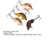 5Pcs Fishing Baits Artificial Lures Treble Hook Design Realistic Compact Design Portable Bionic Shrimp Lures Fishing Tools