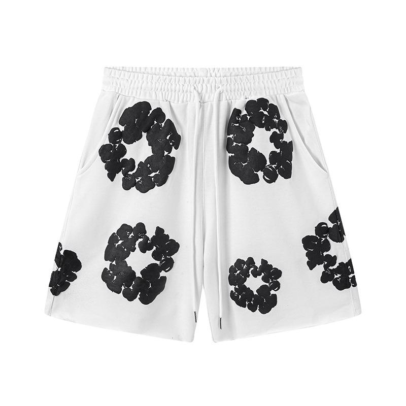 Set Casual pentru Cuplu Denim Tears Kapok Foam Print Stil American - Hanorac și Pantaloni de Trening