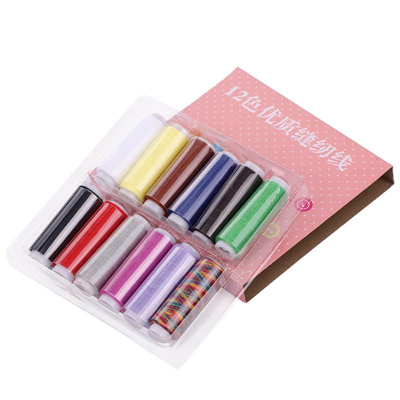 39-Color Sewing Needle and Thread Kit for Home and Repair.