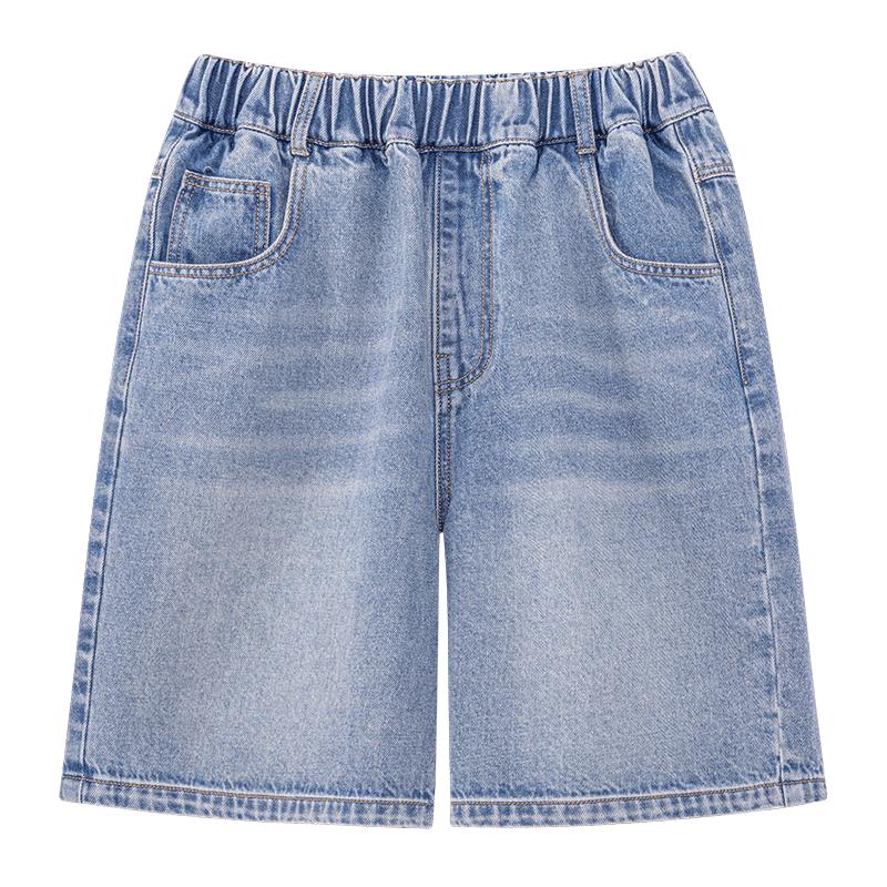 Zuoxi Boy s Washed Retro Denim Shorts 160