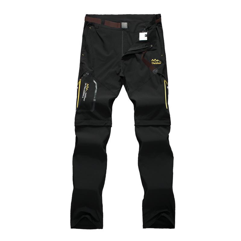 Men s Summer Lightweight Convertible Hiking Pants - Breathable, Waterproof, Casual Outdoor Wear 2XL