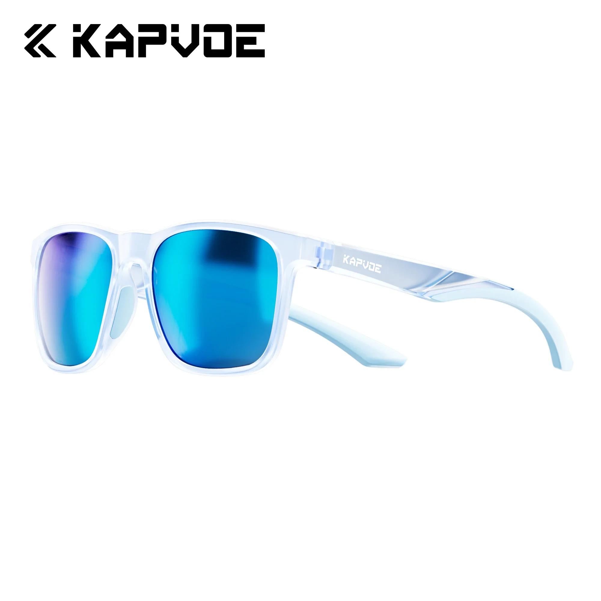 

Kapvoe Photochromic Sunglasses Glasses Polarized Men Lightweight Frame Anti Glare Driving Fishing Golf Outdoors Running Women