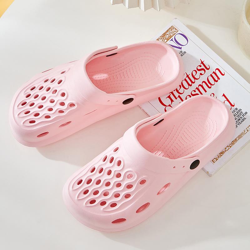 Sandale groase pentru bărbați și femei, papuci de vară, papuci de exterior, unisex, pantofi de casă, cupluri, pantofi plati EVA cu talpă moale, flip-flops cu gol