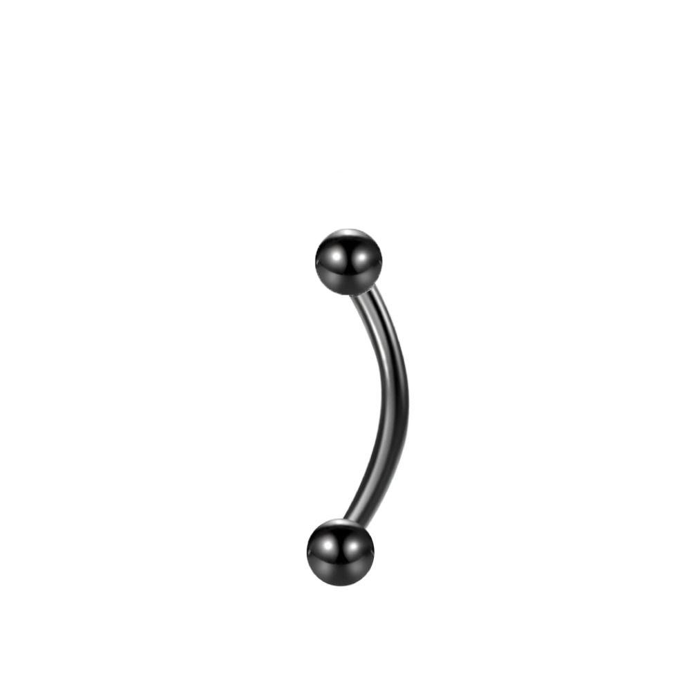 

Lip Ring Curved Barbell Stainless Steel Zirconia Lip Clip Eyebrow nail Lip Clip Cuff Non-piercing 8mm