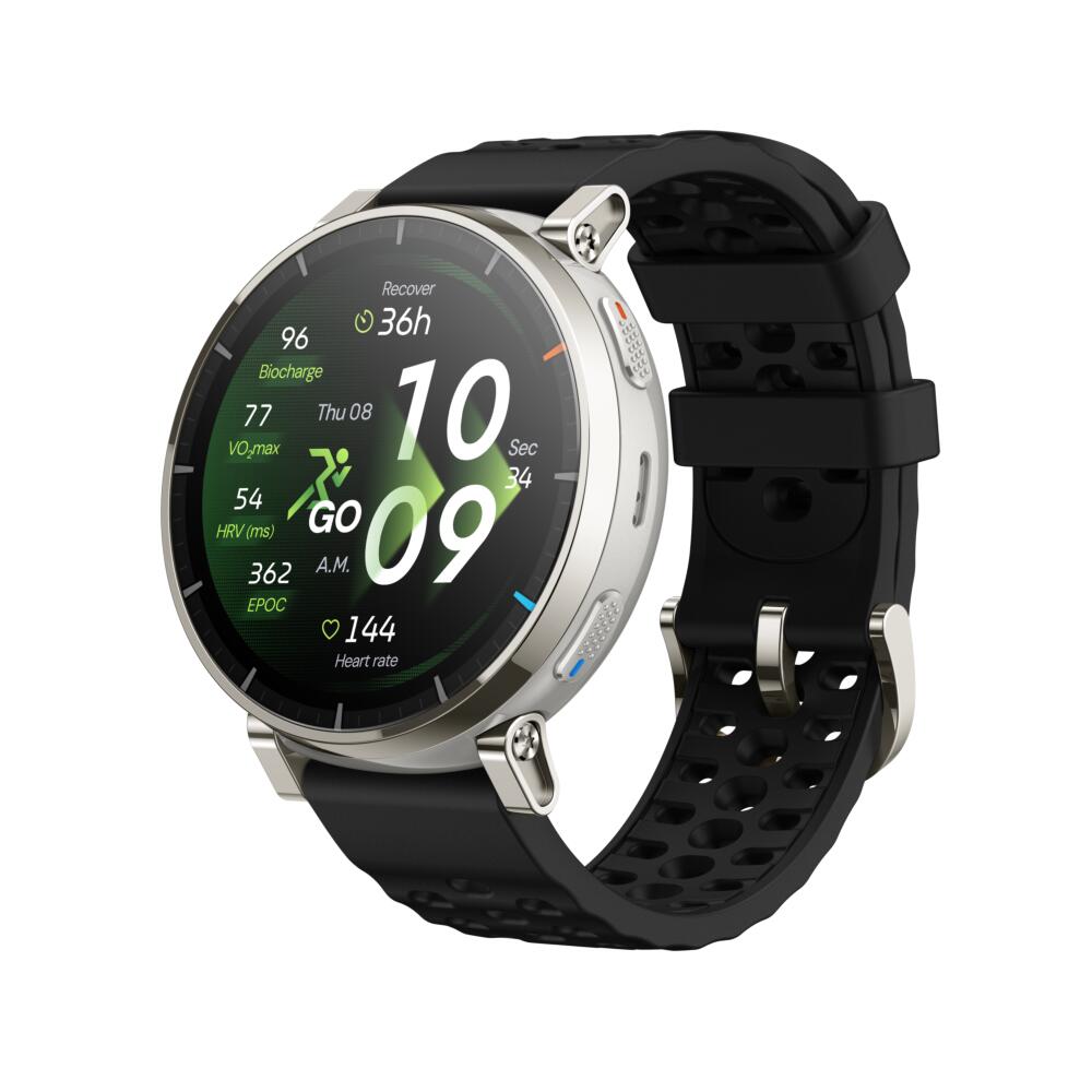 Amazfit Active 3 Premium smartwatch 1.32 AMOLED Silver