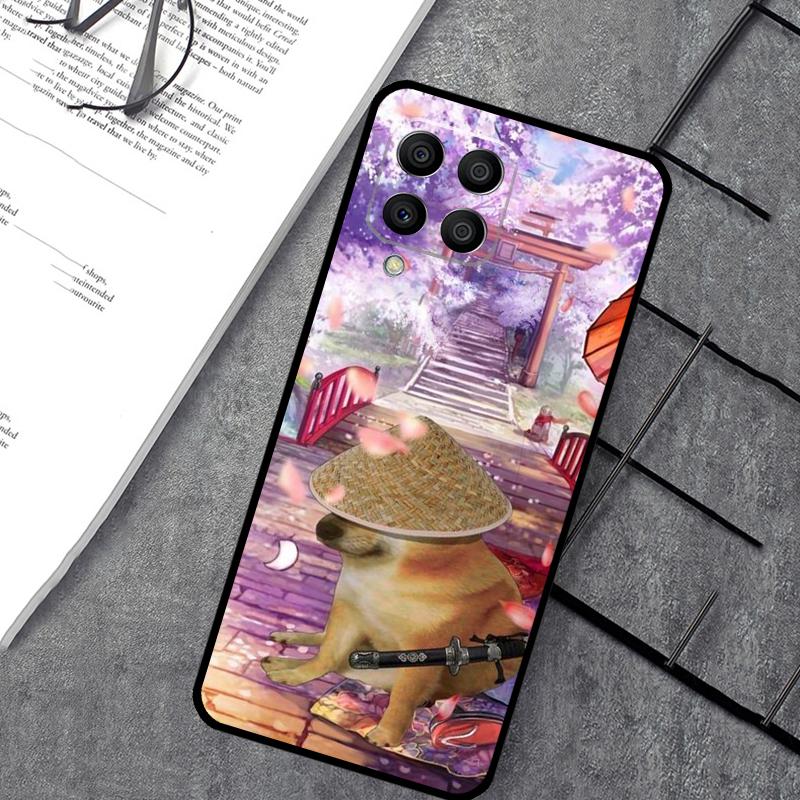 Cheems Doge Meme Funny Doggy Case For Samsung Galaxy M54 M32 M52 M15 M11 M12 M13 M14 M06 M16 M36 M56 M31 M53 M35 M55 M34