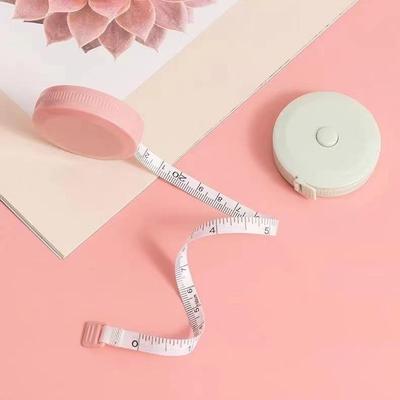 Compact Leather Tape Measure - Multi-functional Retractable Soft Ruler for Body Measurements, Waist & Chest Circumference, Precision Mini Tool