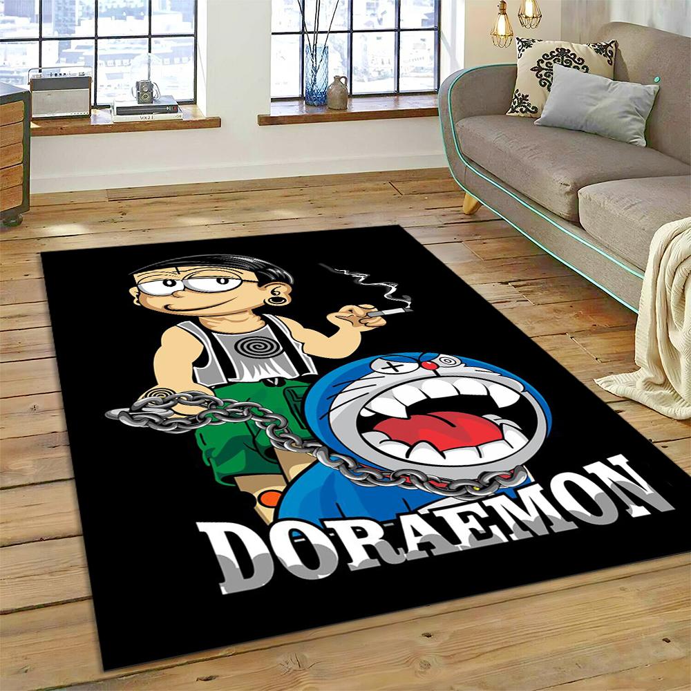 3D D-Doraemon Cartoon Dream Carpet Rug for Living Room Bedroom Home Sofa Decoration,Kids Play Non-slip Floor Mat