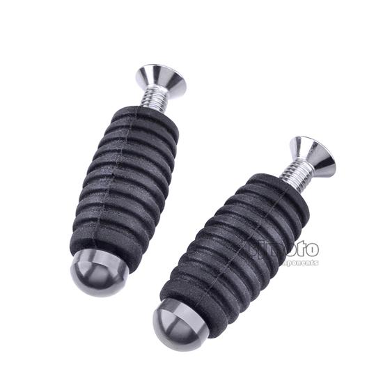 6MM Racing Brake Lever Toe CNC Peg Gear Shift Toepeg Pedals Adapter for Kawasaki Ninja 250 300 Ninja400 Z750 Z800 Z900 Z650
