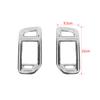 2pcs Car Center Console Side Air Vent Outlet Cover Trim For Dodge Ram 18+ Chrome