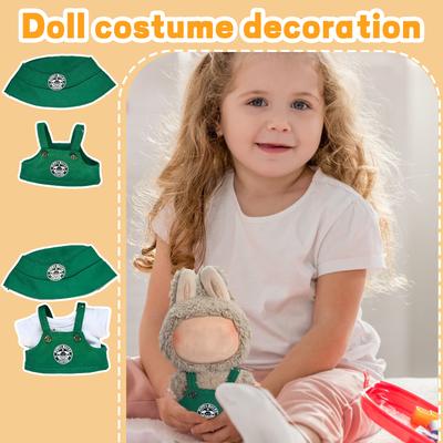 17cm Doll Clothes Overalls Baby Pendant Clothes Suspender Pants Clothes Replacement Trend Gift