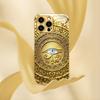 Golden Eye of Horus Print fashion phone cases For iphone 17 case Glass Phone Case for iPhone 17 16 15 14 13 12 11pm Pro Plus