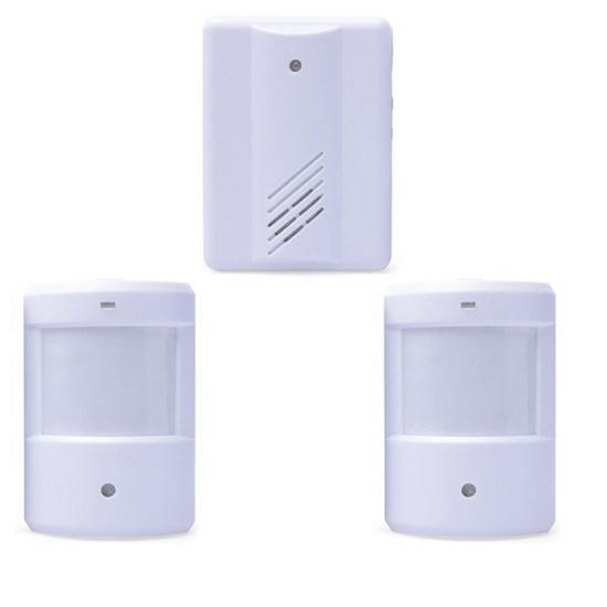 Ultra-Long Range Infrared Sensor Battery-Powered Doorbell with Split Design and Alarm Feature