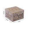 10.16 cm Soapstone Carving Marble Jewellery Box For Women Trinket Ornament Box