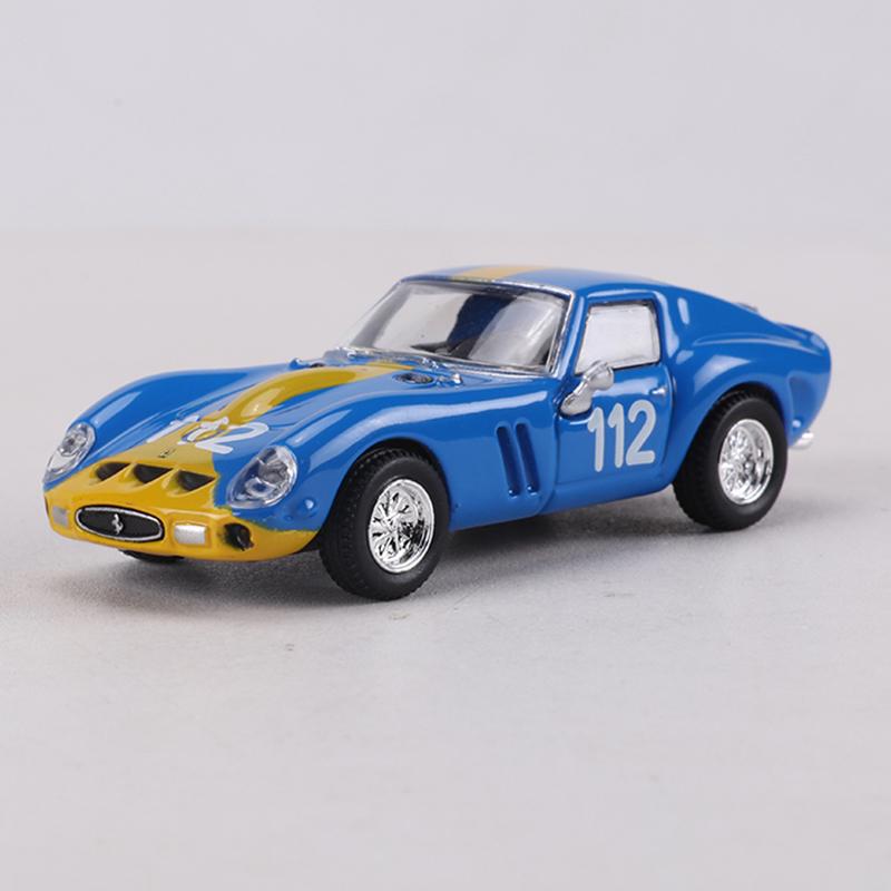 Burago 1:64 Ferrari 250 gto 1964 Alloy Model Car синий