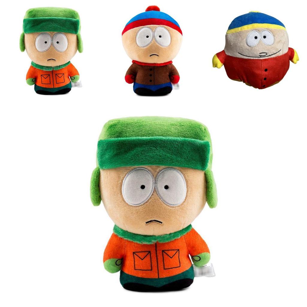 South Park Keychain With Kyle Cartman And Kenny Plush Toys