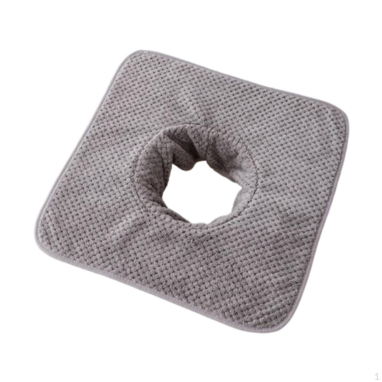 

Massage Towel with Face Cutout for Beauty Treatments Blue