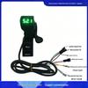 Green Screen Thumb Grip for Electric Scooter with Voltage Display and Throttle Twist