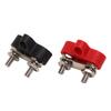 1 Pair 48V Battery Power Stud Stainless Steel Post Bus Bar Terminal Block for Truck RV Boat 1 4in