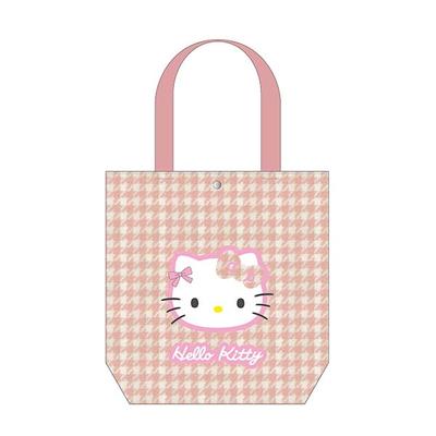 Hallo Kätzchen (Hahnentritt-Serie) Ausflugstasche, Pink, KTC-OT-PK, H365 x B350 x T80mm