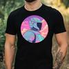 T-Shirt Men Knight Vaporwave Motif Cotton Size XS To 5XL