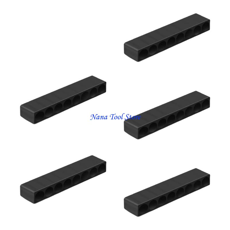 31GJ Multifunctional 6.35mm 1/4" Driver Accessory Container Clear Storage Solution Suitable For Mechanics And DIY Enthusiasts