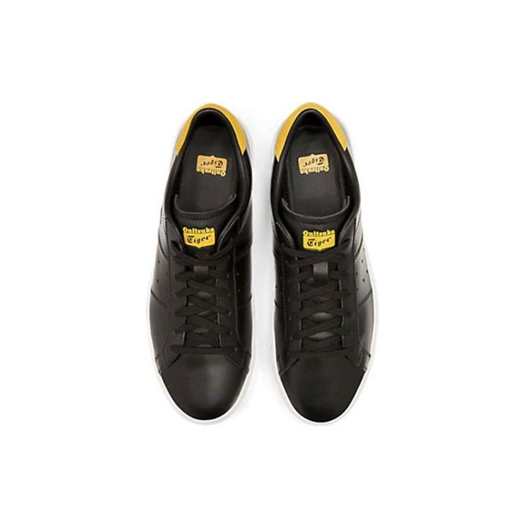 Onitsuka Tiger Lawnship 2.0 Slip Resistant Lightweight Breathable Low Top Skate Shoes Unisex sneakers Gold Black 1183A441-001