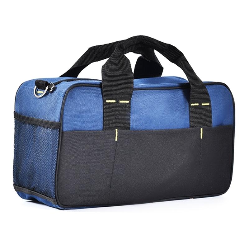

Multifunctional Tool Bag Waterproof Electrician Cloth Thickened Carpentry Tool Bag Large Maintenance Storage Bag синий