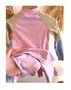 Korean Style Two-Tone Spliced Girls' Quick-Dry Swimsuit - Fashionable and Cute