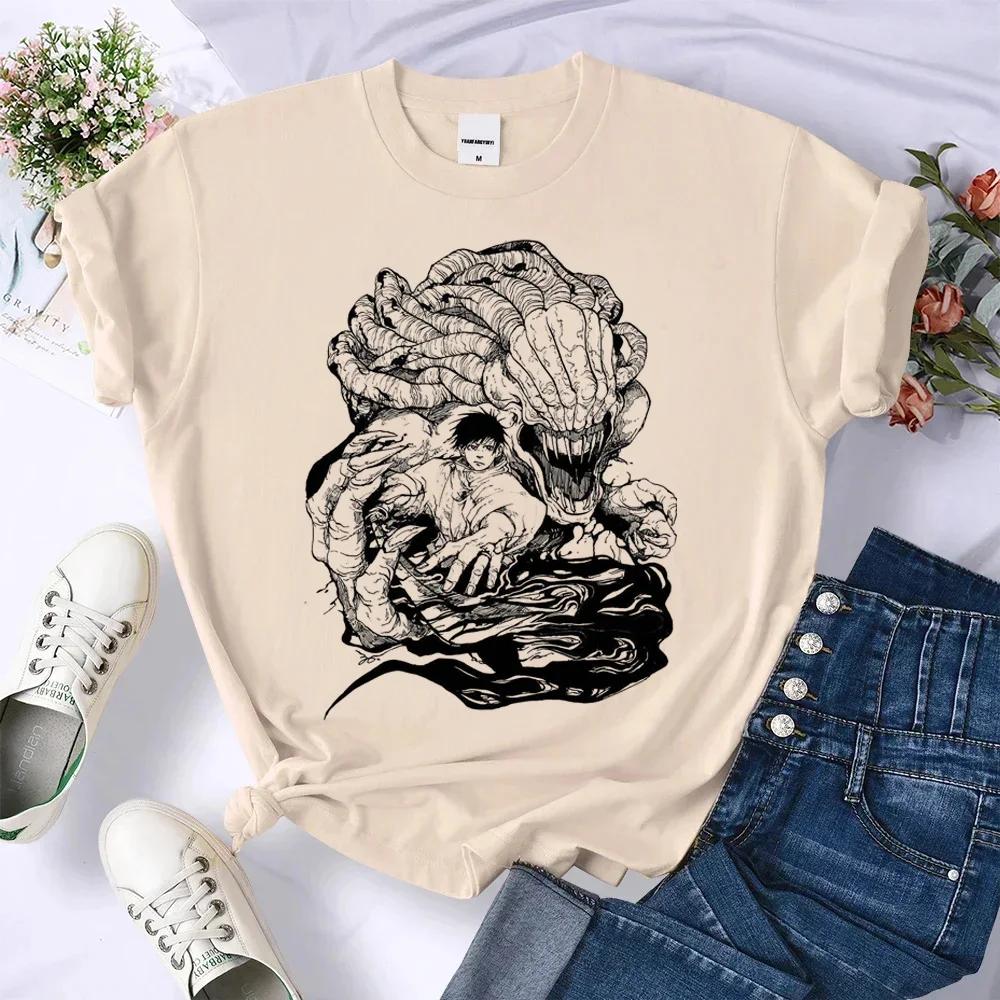 

Jujutsu Kaisen Gojo Satoru Top Women Streetwear Tshirt Female Anime 2000s Designer Clothing Hip Hop Tops Casual Female Clothing L