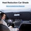 Auto-Sonnenschutz Frontscheiben-Sonnenschutz Blockiert UV-Strahlen Reduziert Wärmeansammlung Kühlende Auto-Windschutzscheibenabdeckung Kraftstoffsparendes Auto-Zubehör