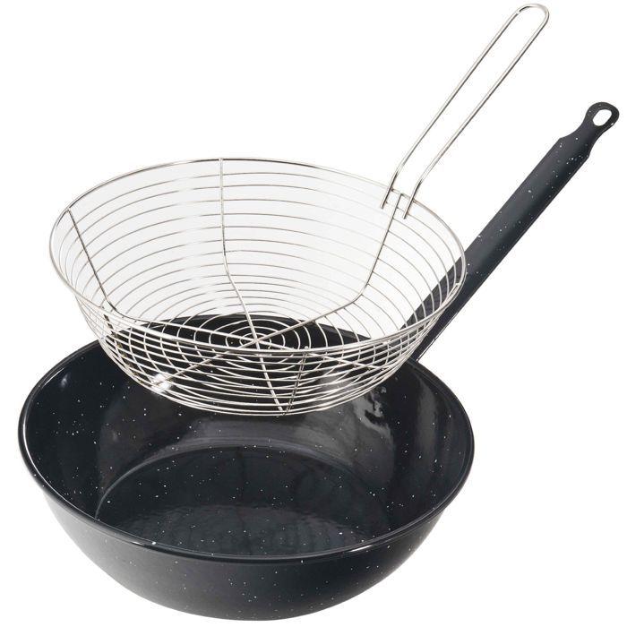 Poêle Friteuse Émaillée Ø 28 Cm Vaello