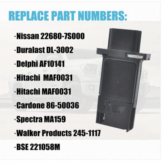 Mass Air Flow Sensor Meter MAF For 2009- Nissan GT-R 3.8L AF10141 AF-NS01